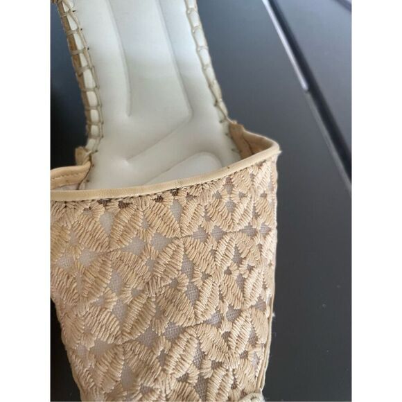 Franco Sarto Marsha Espadrille Wedge Sandals Beige Size 8.5 M - Picture 12 of 16